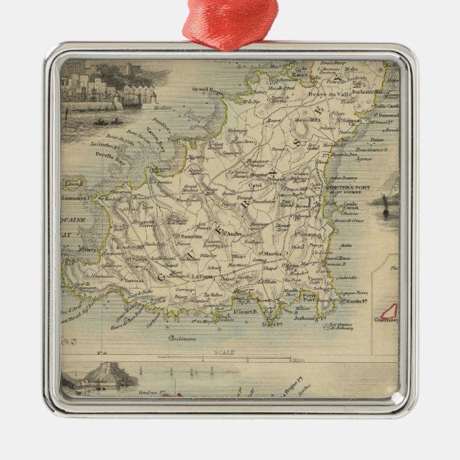 Channel Islands Metal Ornament (Front)