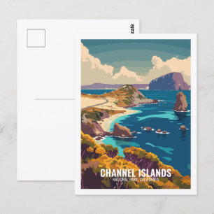 Channel Islands National Park California USA Postcard