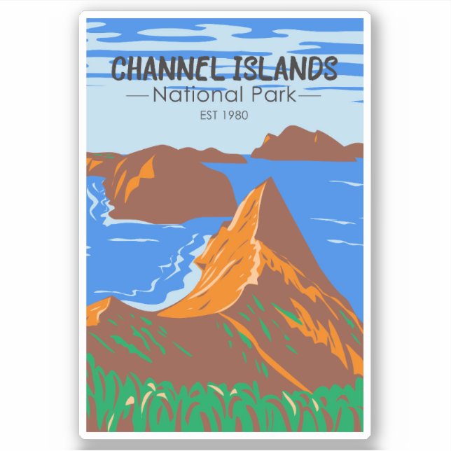 Channel Islands National Park California Vintage (Front)