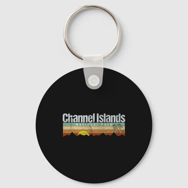 Channel Islands National Park Camping Hiking  Keychain (Front)