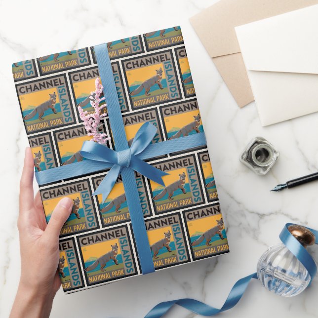 Channel Islands National Park | Fox Wrapping Paper (Gifting)