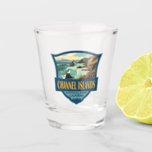 Channel Islands National Park Illustration Travel Shot Glass