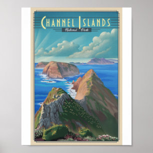 Channel Islands National Park Litho Poster d'artis