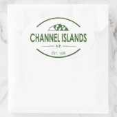 Channel Islands National Park Oval Sticker (Bag)