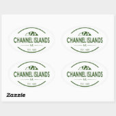 Channel Islands National Park Oval Sticker (Sheet)