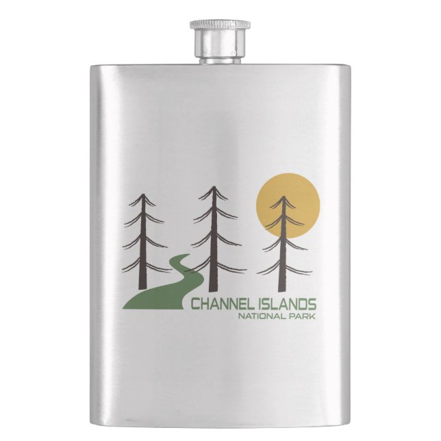 Channel Islands National Park Trail Hip Flask (Front)