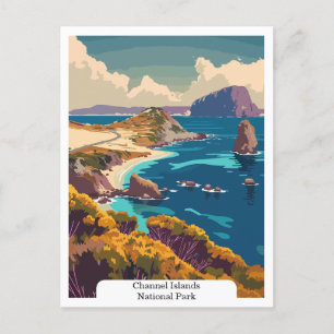 Channel Islands National Park USA Postcard