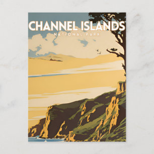 Channel Islands National Park Vintage Travel Postcard