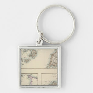 Channel Islands, Scilly Islands, and Isle of Man Keychain