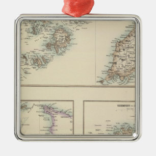 Channel Islands, Scilly Islands, and Isle of Man Metal Ornament