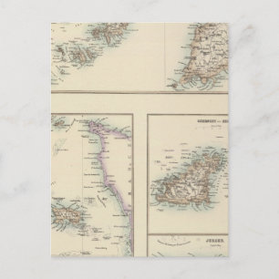 Channel Islands, Scilly Islands, and Isle of Man Postcard