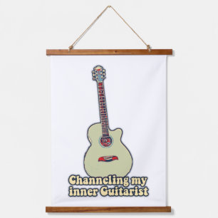 Channeling my inner guitarist. funny guitar quote  hanging tapestry