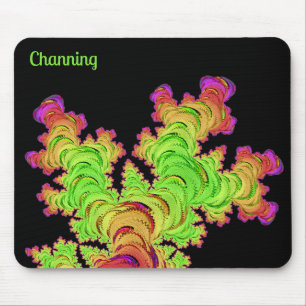 CHANNING ~ Bright Fluoro ~ Ocean Beauty ~  Mouse Pad