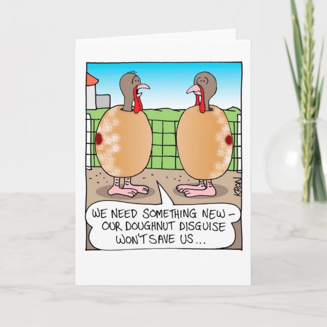 Channukah and Thanksgiving – Card (Front)