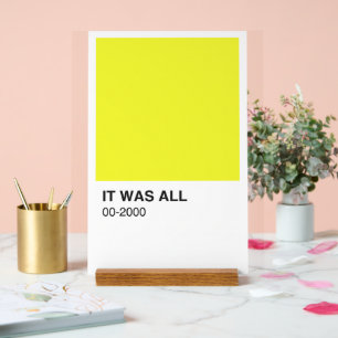 Chanson couleur jaune - Arrière - plan blanc