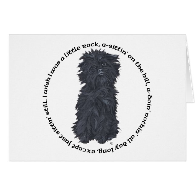 Chanson d'Affenpinscher (Devant horizontal)
