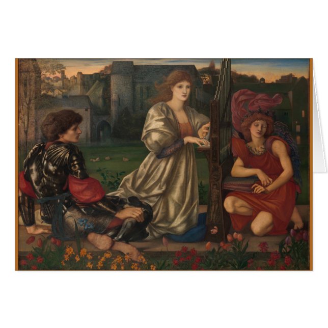 Chanson d'amour "Chant D'amour" par Edward Burne-J (Devant horizontal)