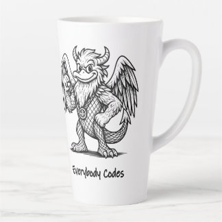 Chanson de Canards et Dragons Latte Mug