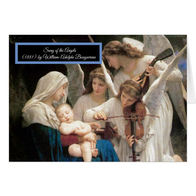 Chanson des Anges Bouguereau (Devant horizontal)