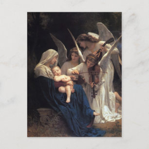 Chanson des anges, cartes postales de Noël