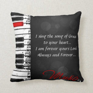 Chanson du coussin de Decoratve de coeur