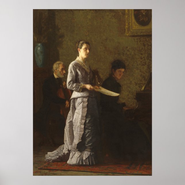 Chanson pathétique - Thomas Eakins Poster Art (Devant)