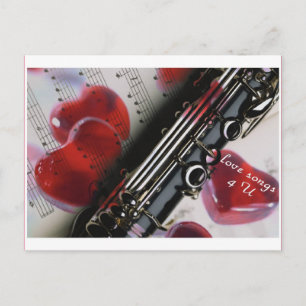 chansons d'amour 4 U Carte postale