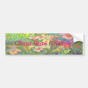 Chant Hare Krishna Bumper Sticker