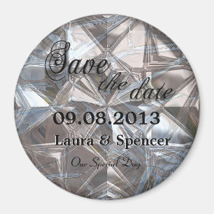 Chanteleah Dazzle Save the Date  Magnet