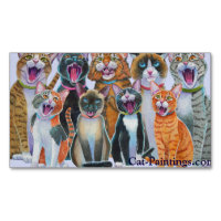 Chanter des chats Magnet Cat-Paintings.com