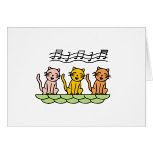 Chanter des chats Tshirts et cadeaux