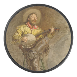 Chanter Espagnol Cowboy à Banjo jouer à la chanson