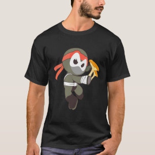 Chanterelle Ninja Mushroom Fungi Foraging T-Shirt