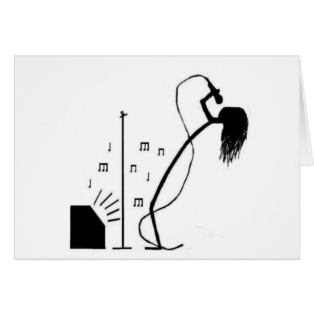 Chanteur de bâton (Devant horizontal)