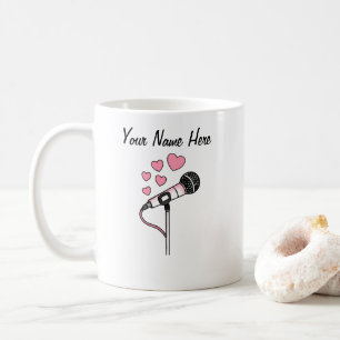 Chanteur Personnalisé Mariage Mug Musique Enseigna