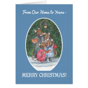 Chanteurs Mice Carol Joyeux Noël