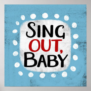 Chantez, Poster Baby Poster Wall Art