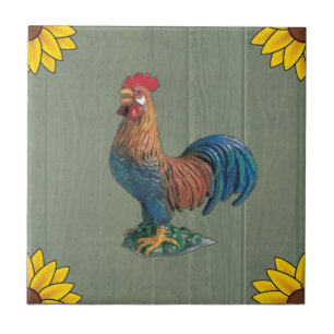 Chanticleer Rooster Tile