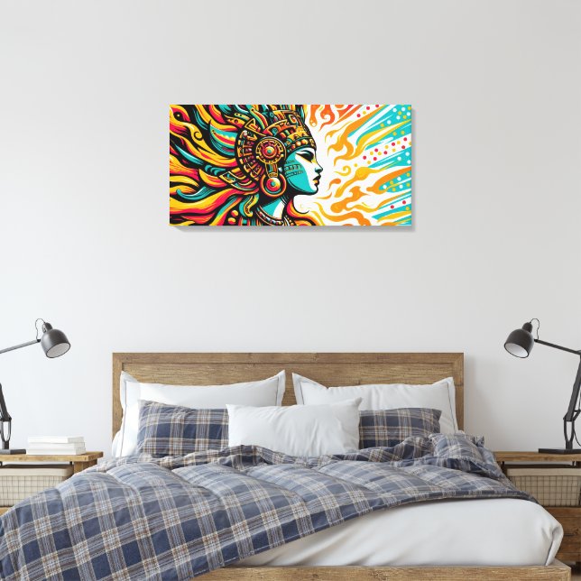 Chantico 5 canvas print (Insitu(Bedroom))