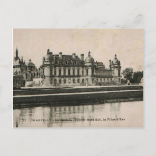 Chantilly chateau Castle Replica 1925 Postcard