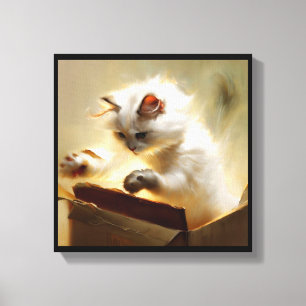 Chantilly-Tiffany Cat  Canvas Print