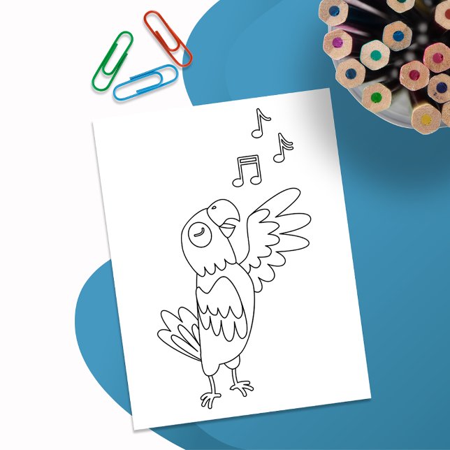 Chants de perroquet Color Me | Cartes d'activité (Créateur téléchargé)