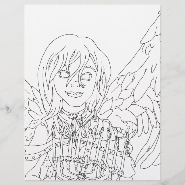 Chanukah Angel Flyer (Front)
