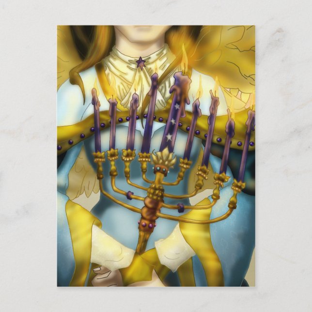 Chanukah Angel Postcard (Front)