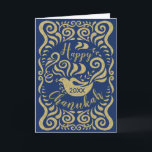 Chanukah "Blackboard Dove" Greeting Card/Envelope Holiday Card<br><div class="desc">Chanukah "Blackboard Dove" Greeting Card with Envelope. To personalize, delete text and replace with your own message. Choose your favourite font style, colour, and size. Background colour can be changed out by selecting a new background colour. Thanks for stopping and shopping by. Much appreciated!!! Happy Hanukkah! Size: Standard (5" x...</div>