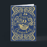Chanukah "Blackboard Dove" Greeting Card/Envelope Holiday Card<br><div class="desc">Chanukah "Blackboard Dove" Greeting Card with Envelope. To personalize, delete text and replace with your own message. Choose your favourite font style, colour, and size. Background colour can be changed out by selecting a new background colour. Thanks for stopping and shopping by. Much appreciated!!! Happy Hanukkah! Size: Standard (5" x...</div>