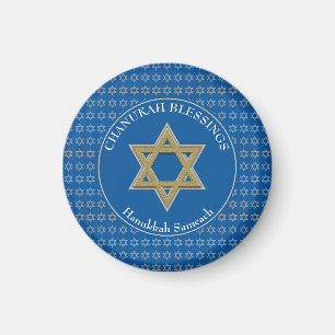 CHANUKAH BLESSINGS   Star of David   Hanukkah Magnet