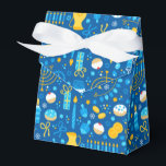 Chanukah Celebrating Gelt Jewish Stars Snowflakes Favor Box<br><div class="desc">Select the shape gift box you want for a small gift or Chanukah party favour. This design has coordinating wrapping paper,  tissue paper,  and gift bags. Use for children or adults.</div>