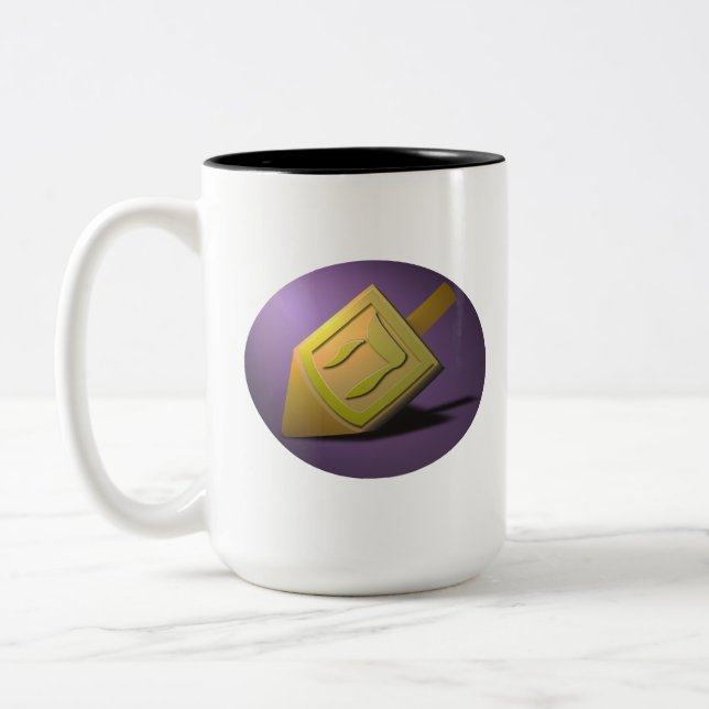 Chanukah Dreidel Mug (Left)