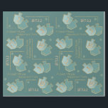 Chanukah Giftwrap Miracle Happened There Turquoise Wrapping Paper<br><div class="desc">Chanukah Wrapping Paper "A Great Miracle Happened There/Turquoise" Let's get this Hanukkah Party started with "A Great Miracle Happened There" newest gift wrap to dress-up your Chanukah presents:) Choose from 4 styles and 5 sizes of wrapping paper. Enjoy and thanks for stopping and shopping by. Your business is much appreciated....</div>